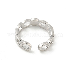 Brass Cup Peg Open Cuff Ring Settings&nbsp;LS-KK-G518-02P-03