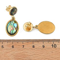 304 Stainless Steel Dangle Stud Earring for Women&nbsp;EJEW-JE07350-01