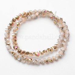Electroplate Glass Bead Strands&nbsp;EGLA-J138-A-HP05