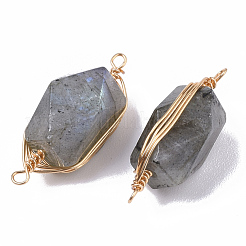 Natural Labradorite Links connectors&nbsp;G-T131-04A
