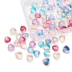 100Pcs 10 Colors Electroplate Glass Beads&nbsp;EGLA-YW0001-31