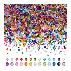 8450Pcs 2 Styles Transparent Acrylic Beads&nbsp;TACR-PH0001-84