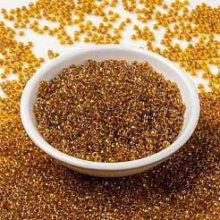 MIYUKIラウンドロカイユビーズ  日本製シードビーズ  （rr3526)  8/0  3mm  穴：1mm  約422~455PCS /ボトル  10 G /ボトル&nbsp;SEED-JP0009-RR3526