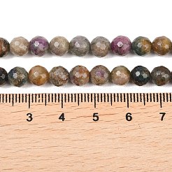 Natural Red Corundum Beads Strands&nbsp;G-K405-A01-6mm