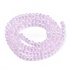 Electroplate Glass Beads Strands&nbsp;EGLA-A034-T6mm-A22