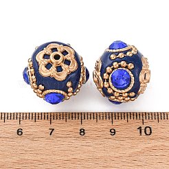 Handmade Resin Indonesia Beads&nbsp;IPDL-S054-008A-02KCG