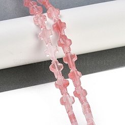 Cherry Quartz Glass Beads Strands&nbsp;G-I369-A14-01