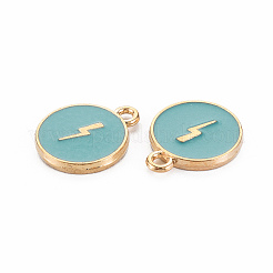 Alloy Enamel Pendants&nbsp;LS-ENAM-S121-184F