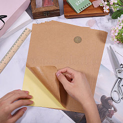 Kraft Paper PVC Stickers&nbsp;DIY-WH0899-410B