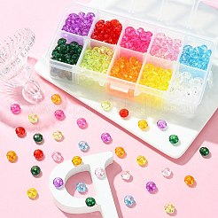 Transparent Acrylic Beads&nbsp;TACR-CJ0001-04