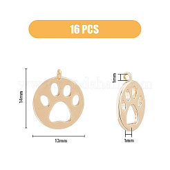 16Pcs Brass Charms&nbsp;KK-DC0002-18