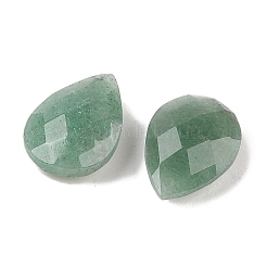 天然石グリーンアベンチュリンカボション  ティアドロップ  多面カット  18x13x6mm&nbsp;G-C146-05H