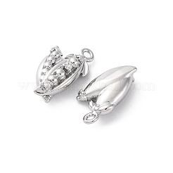 Brass Rhinestone Pendants&nbsp;KK-E793-01P