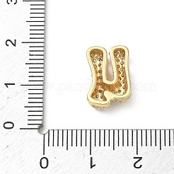 Brass Micro Pave Cubic Zirconia Pendants&nbsp;KK-A300-02G-U