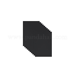 プラスチッククラフトシート  長方形  ブラック  300x200x1.5mm&nbsp;KY-WH0036-104B