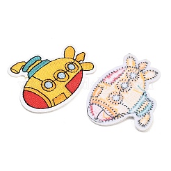 Polyester & Rayon Computerized Embroidery Cloth Iron on Sew on Patches&nbsp;PATC-L001-24