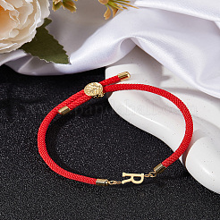 1Pc Adjustable Nylon Cord Slider Bracelets for Women&nbsp;BJEW-LP0001-32R-02