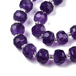 Natural Amethyst Beads Strands&nbsp;G-N327-08C