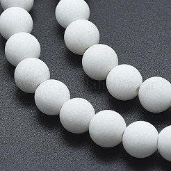 Natural Mashan Jade Beads Strands&nbsp;G-K245-01J-8mm