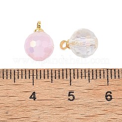 Electroplate Glass Pendants&nbsp;PALLOY-JF05532-03