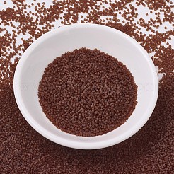 MIYUKIデリカビーズ  シリンダー  日本製シードビーズ  11/0  （db0764)マット透明ダークトパーズ  1.3x1.6mm  穴：0.8mm  約2000PCS /ボトル  10 G /ボトル&nbsp;SEED-JP0008-DB0764