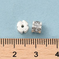 Rack Plating Brass Cubic Zirconia Beads&nbsp;KK-K273-14S