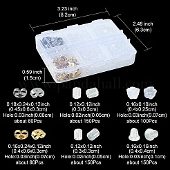 710Pcs 6 Style Ear Backs&nbsp;DIY-FS0005-40