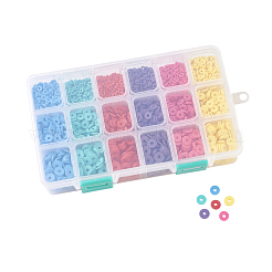 6 Colors Handmade Polymer Clay Beads&nbsp;CLAY-JP0001-04