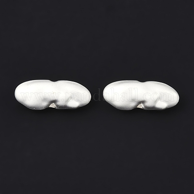 合金ビーズ  異形  マットシルバーカラー  7x18x6mm  穴：1.2mm&nbsp;FIND-B038-19MS-1