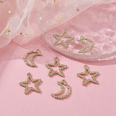 8Pcs 2 Styles Alloy Pendants&nbsp;FIND-YW0003-61-1