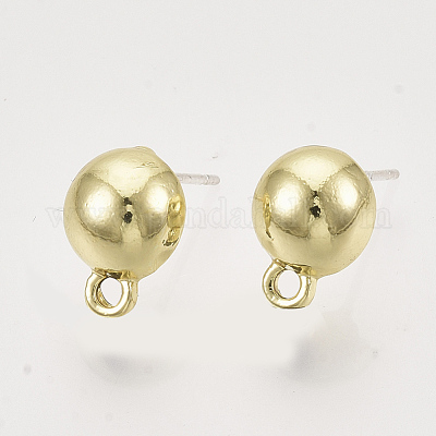Alloy Stud Earring Findings&nbsp;PALLOY-S121-254A-1