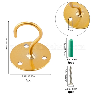 Iron Wall Hooks&nbsp;AJEW-WH0018-48C-1