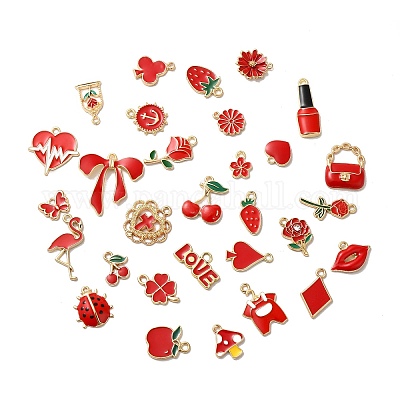 Alloy Enamel Pendants&nbsp;ENAM-D043-01C-1