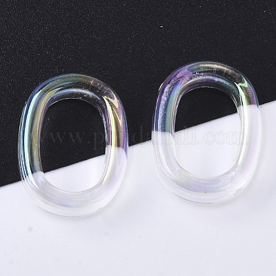 Transparent Acrylic Linking Rings&nbsp;X-PACR-R246-023-1