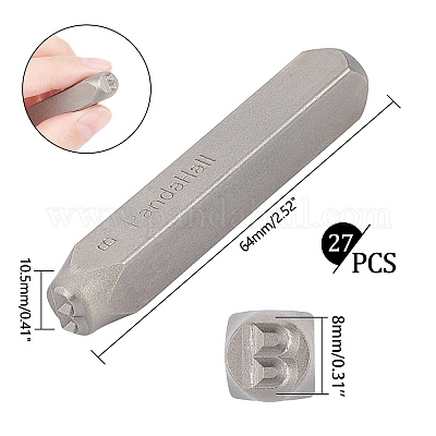 テツ様確認ページ 番号と文字のスタンプセット A-Z & 0-9 合金鋼 パンチプレス