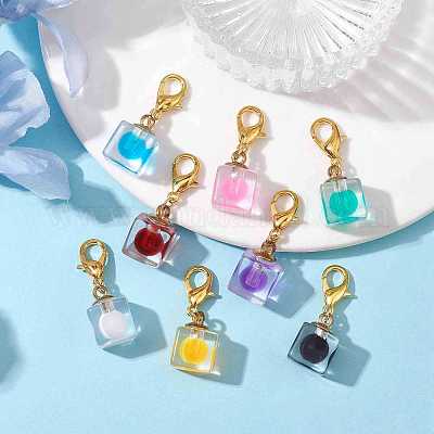 8pcs Plastic Pendants Decorations&nbsp;HJEW-JM01822-1