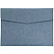 1Pc Imitation Leather Documents Pockets, Rectangle, Cornflower Blue, 240x330mm