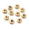 CCB Plastic Beads, Flat Round, Golden, 5x2.5mm, Hole: 1.8mm
