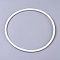 Hoops Macrame Ring, for Crafts and Woven Net/Web with Feather Supplies, White, 350x8.4mm, Inner diameter: about 335.6mm