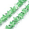 Handmade Bumpy Lampwork Beads Strands, Octopus, Medium Sea Green, 15~20x22~24x22~24mm, Hole: 1.6mm, about 30pcs/strand, 17.72 inch~21.65 inch(45~55cm)