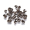 Brass Crimp Beads Covers, Antique Bronze, About 4mm In Diameter, 3mm Thick, Hole: 2mm