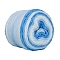 Polyester Yarn, for Knitting Crochet Supplies, Dodger Blue, 2.5mm, about 306.21 Yards(280m)/Skein