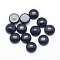 Synthetic Blue Goldstone Cabochons, Half Round, 4x2~2.5mm