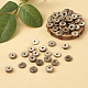 ココナッツビーズ  染め  ドーナツ  レモンシフォン  12x4mm  穴：3mm  約100個/袋&nbsp;COCB-TA0001-02C-12mm-5
