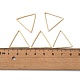 Brass Linking Rings&nbsp;KK-S327-08KC-3