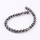 Natural Pyrite Beads Strands&nbsp;G-P303-02-10mm-8-2