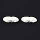 合金ビーズ  異形  マットシルバーカラー  7x18x6mm  穴：1.2mm&nbsp;FIND-B038-19MS-2