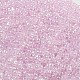 セイロンガラスシードビーズ  ピーナッツ  ピンク  4~4.5x2~2.5x2~2.5mm  穴：0.8~0.9mm  約10000個/ポンド&nbsp;SEED-K009-02B-28-3