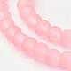 Baking Paint Transparent Glass Bead Strands&nbsp;X-GLAA-S031-4mm-28-1