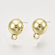 Alloy Stud Earring Findings&nbsp;PALLOY-S121-254A-2